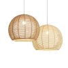 Creative Woven Chandelier Rattan Pendant Light-Rope