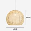 Creative Woven Chandelier Rattan Pendant Light-Rope - Image 4