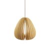 Contemporary kitchen hanging lights fixtures wood pendant lamp