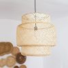Home Decor Bamboo Pendant Light Handmade Weave Lampshade from perfect lighting