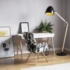 Scandinavian wooden lamp modern standing floor lamp with white metal shade for living room - Image 7