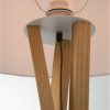 Scandinavian deisgn nature Wooden Floor standing Light for living room bedroom - Image 3
