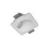 Trimless recessed square Gypsum downlight plaster spotlight from perfect lighting - Image 2