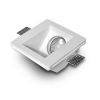 Trimless recessed square Gypsum downlight plaster spotlight from perfect lighting