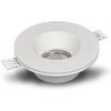 Trimless recessed Round Plaster downlight GU10 from perfect lighting - Image 2