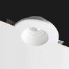 Trimless recessed Round Plaster downlight GU10 from perfect lighting - Image 3