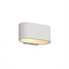 White Paintable Oval Gypsum Wall Lamp from perfect lighting - Image 3