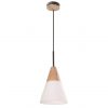Scandinavian lighting Wooden pendant lamp with glass shade manufacturer and supplier-Perfect lighting - Image 3