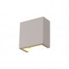 White Paintable LED 6W Square gips Gypsum Wall Lamp from perfect lighting