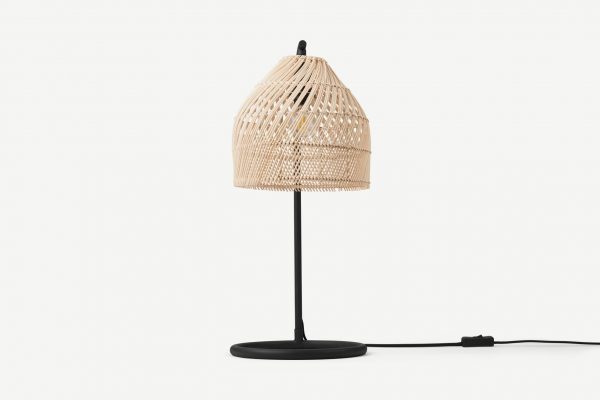 Nordic design Nature Weave Rattan table lamp in metal from perfect lighting - Image 2