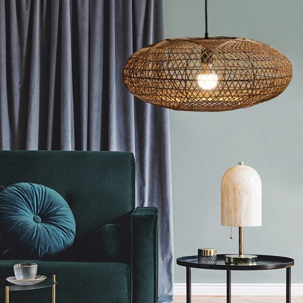 Woven Lighting Rattan Pendant Lights & Wicker Lamps from perfect lighting Made in China