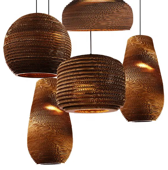 Modern Environmentally friendly Cardboard Paper Pendant Lighting from perfect lighting