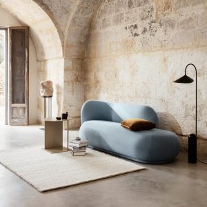 Modern design travertine floor lamp from perfect lighting