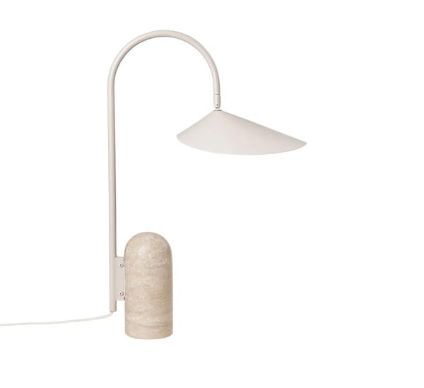Modern design travertine table lamp from perfect lighting